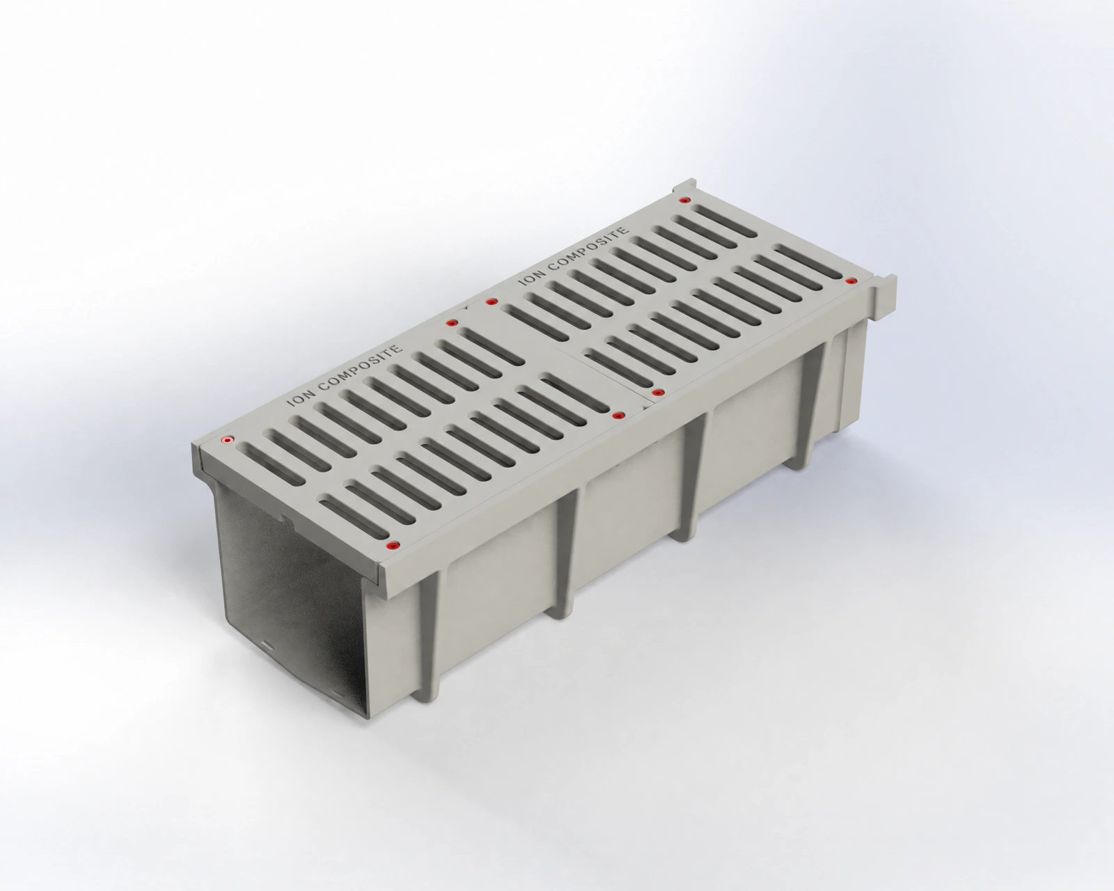 ION Composite 300 by 1000 by 300 GRP linear drainage channel