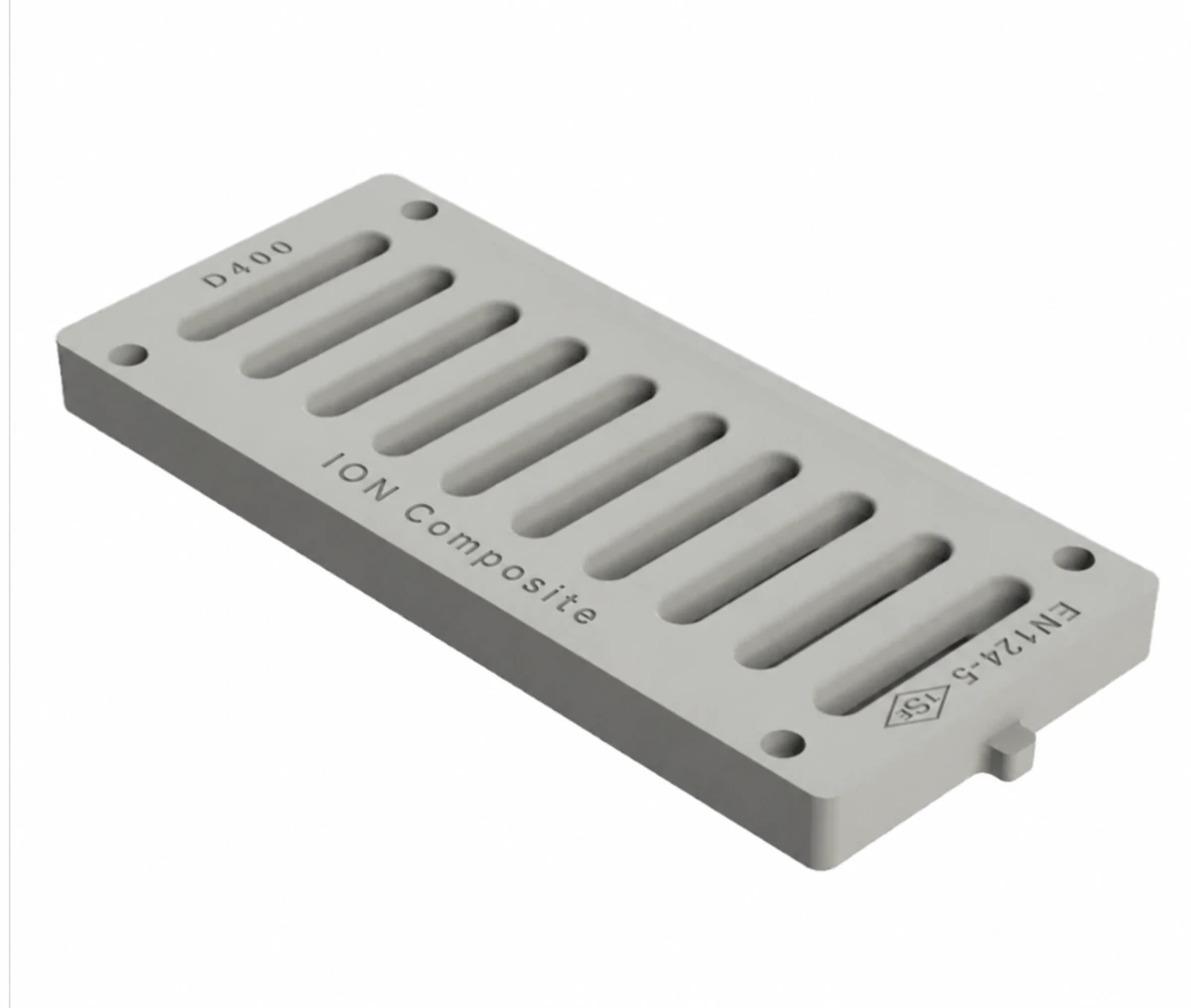 220 × 500 × 40 Channel Grating — ION Composite product view