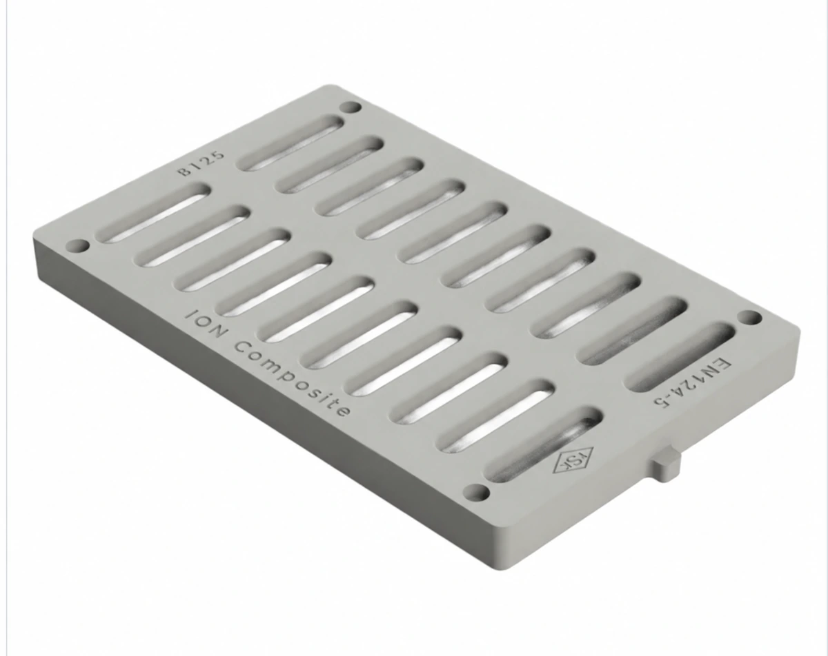 370 × 500 × 40 Drain Grating — ION Composite product view