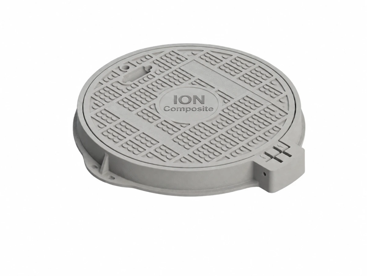 Ø600 GRP Manhole — Hinged — ION Composite product view